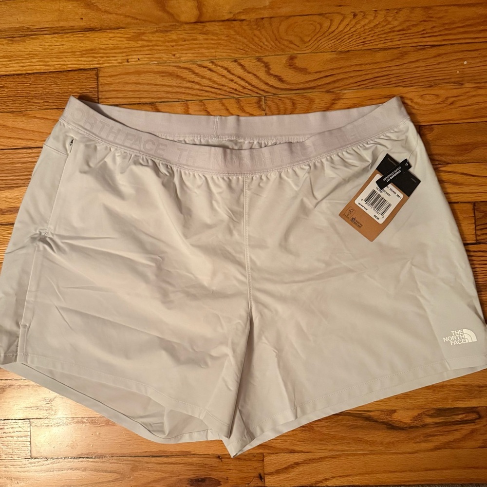 The North Face Women's Light Gray Athletic Shorts
